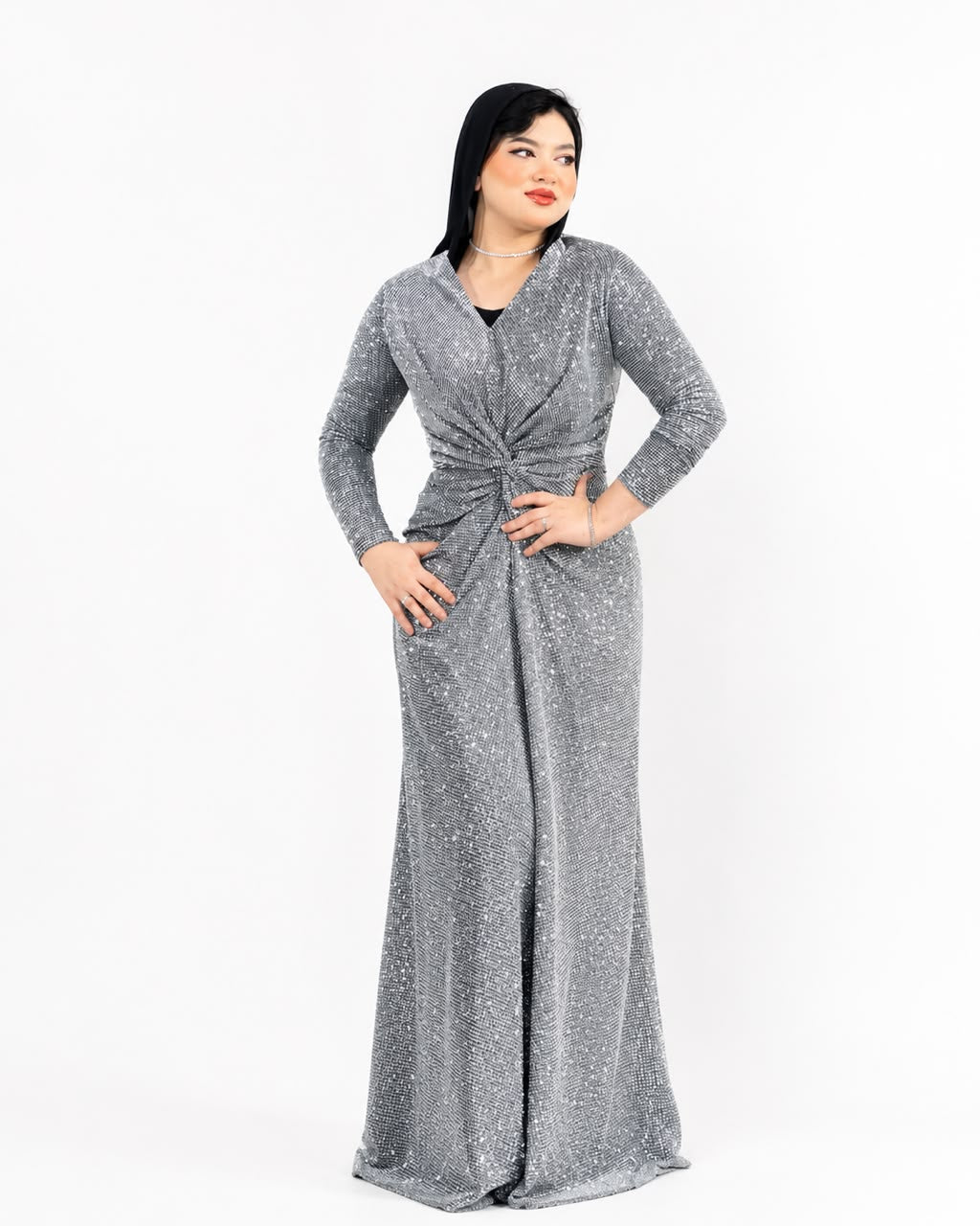 Glitter Knot Gown