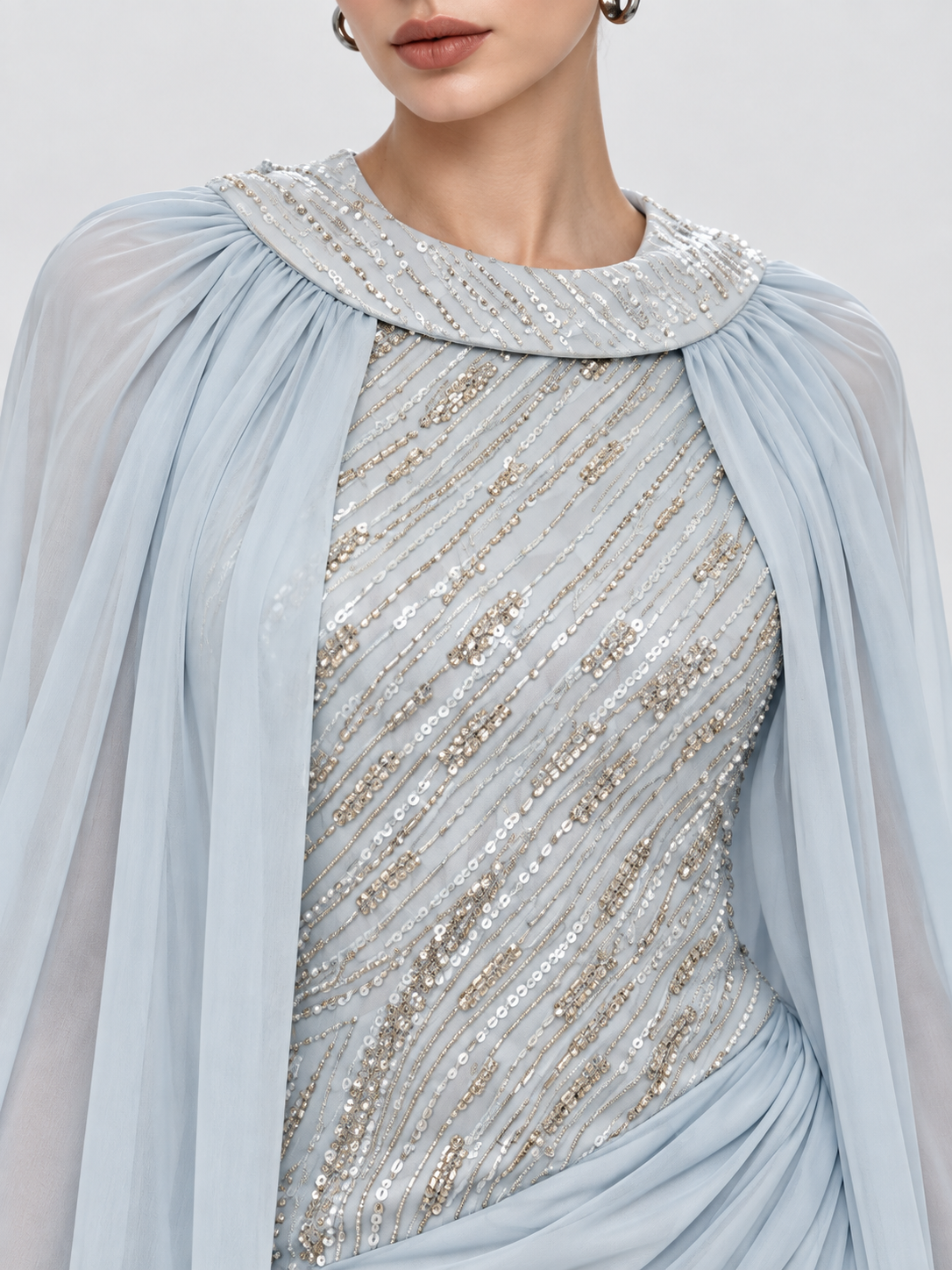The Seraphina Cape Gown