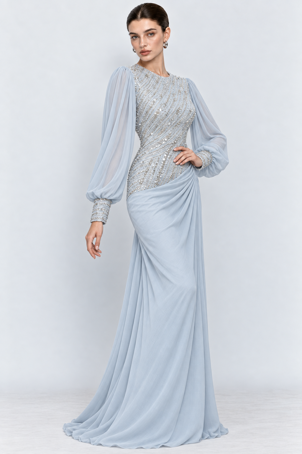 The Seraphina Cape Gown
