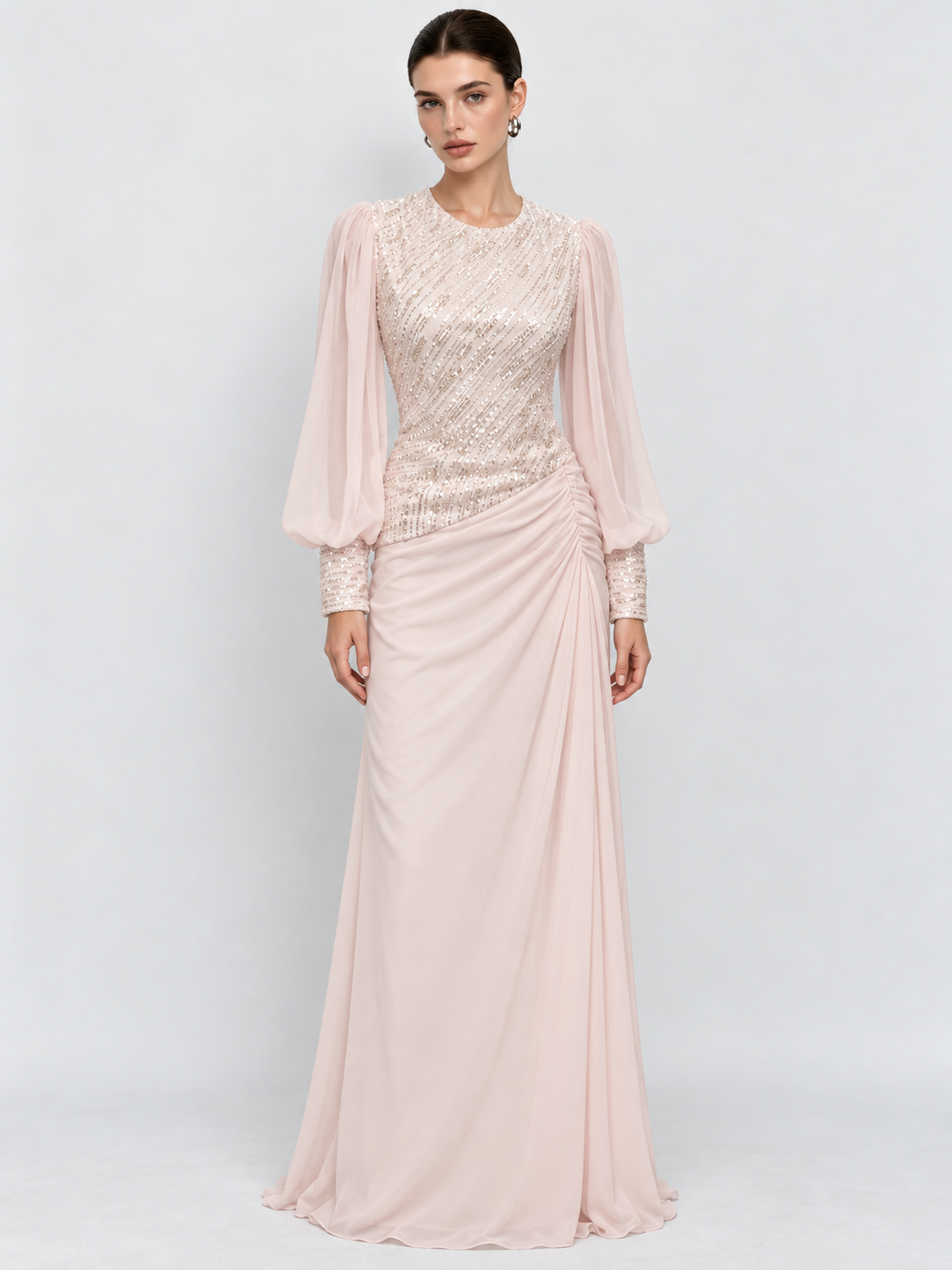 The Seraphina Cape Gown