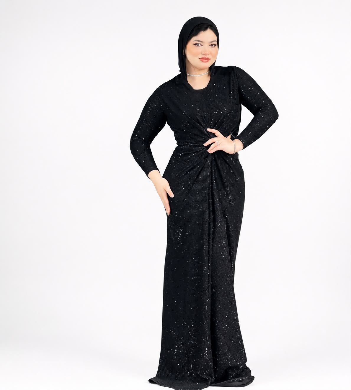 Glitter Knot Gown